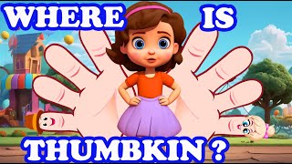 Where is Thumbkin  Sing along Song  Kids amp Nursery Rhymes  Fingers Song  Learning [upl. by Karim96]