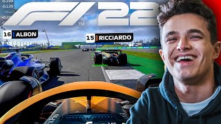 Lando Norris Plays F1 22 [upl. by Lenard]