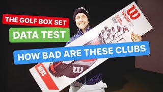 HOW BAD ARE THESE GOLF CLUBS THE GOLF BOX SET TEST [upl. by Xxam567]