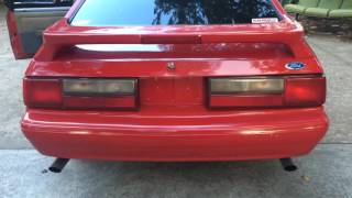 Foxbody 50 Slp Loudmouth 1 Exhaust [upl. by Agnola]