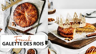 French galette des rois homemade puff pastry and frangipane cream I Sweetly Cakes [upl. by Keslie92]