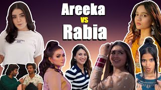 TikTok Creatures  Areeka Haq Vs Rabia Faisal [upl. by Nuarb317]