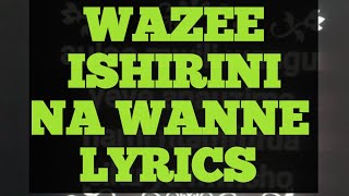 WAZEE ISHIRINI NA WANNE SONG LYRIC [upl. by Anilatac30]