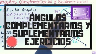 Ángulos complementarios y suplementarios  ejercicios  Trigonometría [upl. by Veriee]