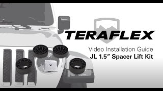 TeraFlex Install JLU 15quot Spacer Lift [upl. by Spillar138]