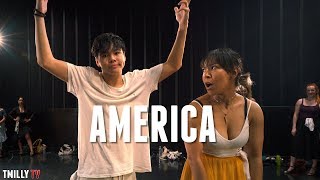 West Side Story  AMERICA  Choreography by Galen Hooks  TMillyTV Dance [upl. by Anayra242]