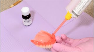 Full Chairside Denture Reline Procedure using SOFRELINER TOUGH® [upl. by Letnohc]