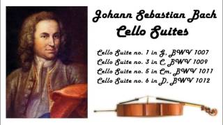 Johann Sebastian Bach  Cello suites in 432 Hz great for reading or studying [upl. by Ahtan]