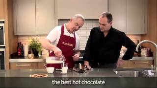 How to make a hot chocolate using an aerolatte milk frother [upl. by Lleval137]