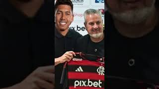 OFICIAL FLAMENGO APRESENTA FIRMINO [upl. by Sheeree472]