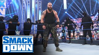 RETRIBUTION swarms Braun Strowman in WWE ThunderDome SmackDown August 21 2020 [upl. by Caldera]