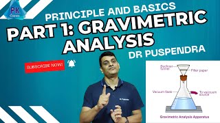 Part 1 Gravimetric Analysis  Principle and Basics [upl. by Neils]