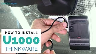 How to Install Thinkware U1000 Premium 4K Ultra HD Dash Camera [upl. by Remmus]