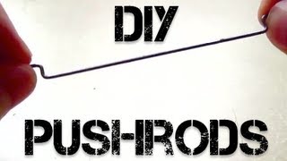 Cheap RC Pushrods  DIY Instructions [upl. by Eerolam280]