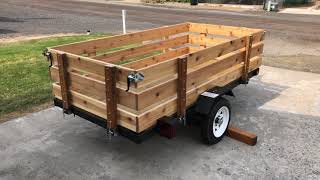 Harbor Freight Utility Trailer Build DIY utilitytrailer [upl. by Llednik769]