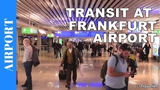 TRANSIT WALK AT FRANKFURT Airport FRA Terminal 1  Connection Flight Transfer Arriving amp Departing [upl. by Iznik]