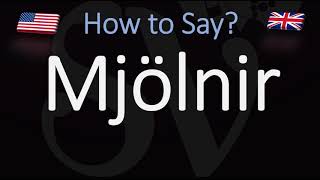 How to Pronounce Mjölnir CORRECTLY Thors Hammer Name Pronunciation [upl. by Gorton]