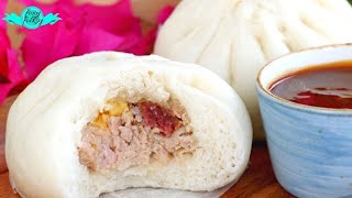 SIOPAO BOLABOLA STEAMED PORK BUNS [upl. by Ahtanaram]