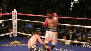 Pacquiao vs Hatton super slow motion KO [upl. by Rye163]