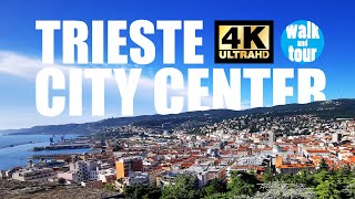 Trieste  Evening walk  City Center in 4K UHD 60 fps [upl. by Sivraj787]