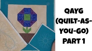 Quilt As You Go QAYG Part 1  Beginner Quilting Tutorial with Leah Day [upl. by Meelas]