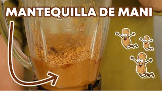 Como hacer Mantequilla de Maní Casera [upl. by Sida845]