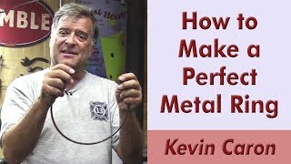 How to Make a Perfect Metal Ring  Kevin Caron [upl. by Bertie]