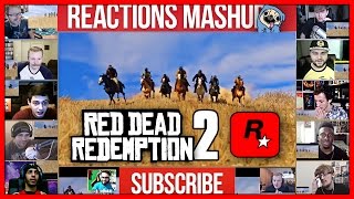 Red Dead Redemption 2 Trailer Reactions Mashup [upl. by Aneehsirk]