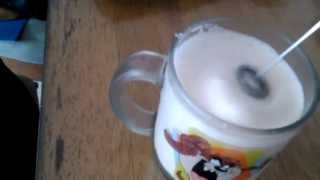 Aerolatte Review Frothing Cold Milk In Under 1 Minute [upl. by Maroney101]