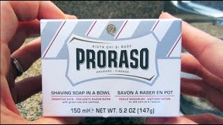 Proraso Shaving Soap  Lather Review [upl. by Valente]