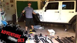 TeraFlex 4quot Lift Kit Installation Jeep Wrangler  DIY Tutorial [upl. by Asilrak]