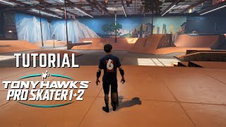 TONY HAWKS PRO SKATER 1  2 Tutorial Lessons [upl. by Addam859]