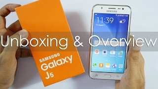 Samsung Galaxy J5 Budget 4G Smartphone Unboxing amp Overview [upl. by Omland]