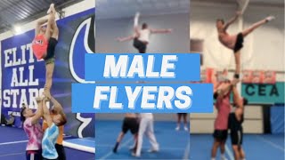 Amazing male cheerleading flyers Compilation [upl. by Ennirak]